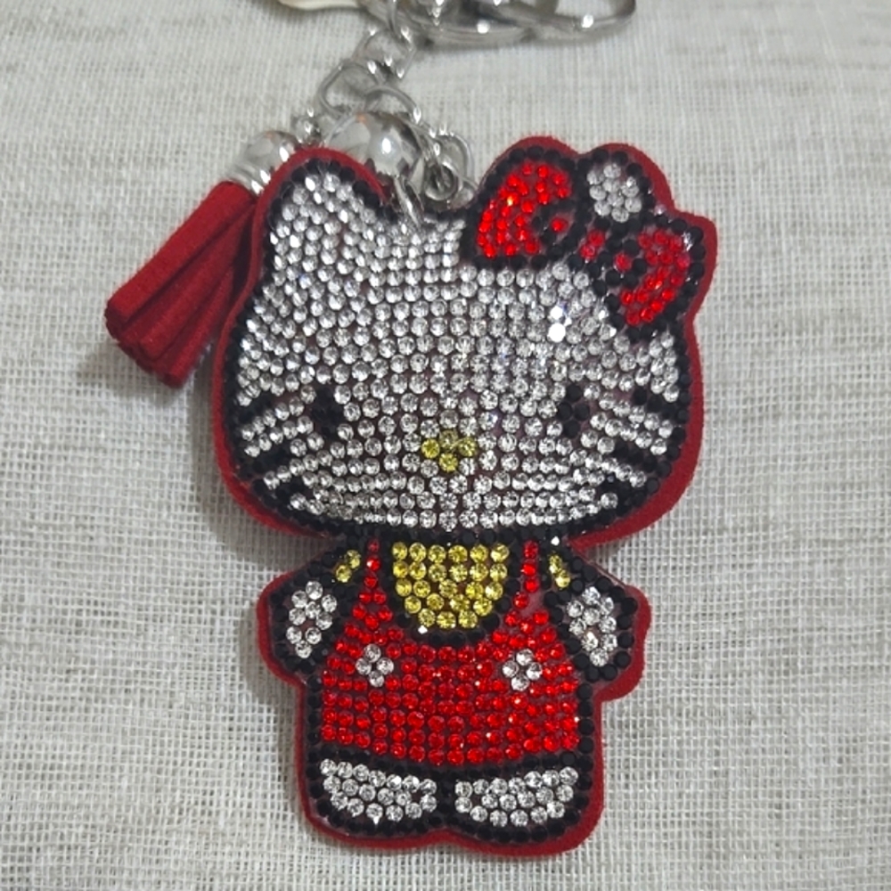 Hello Kitty Rhinestone Keychain